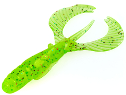 Мягкая приманка Lucky John Curly Shrimp 3in (76 мм), цвет S15, 10 шт.