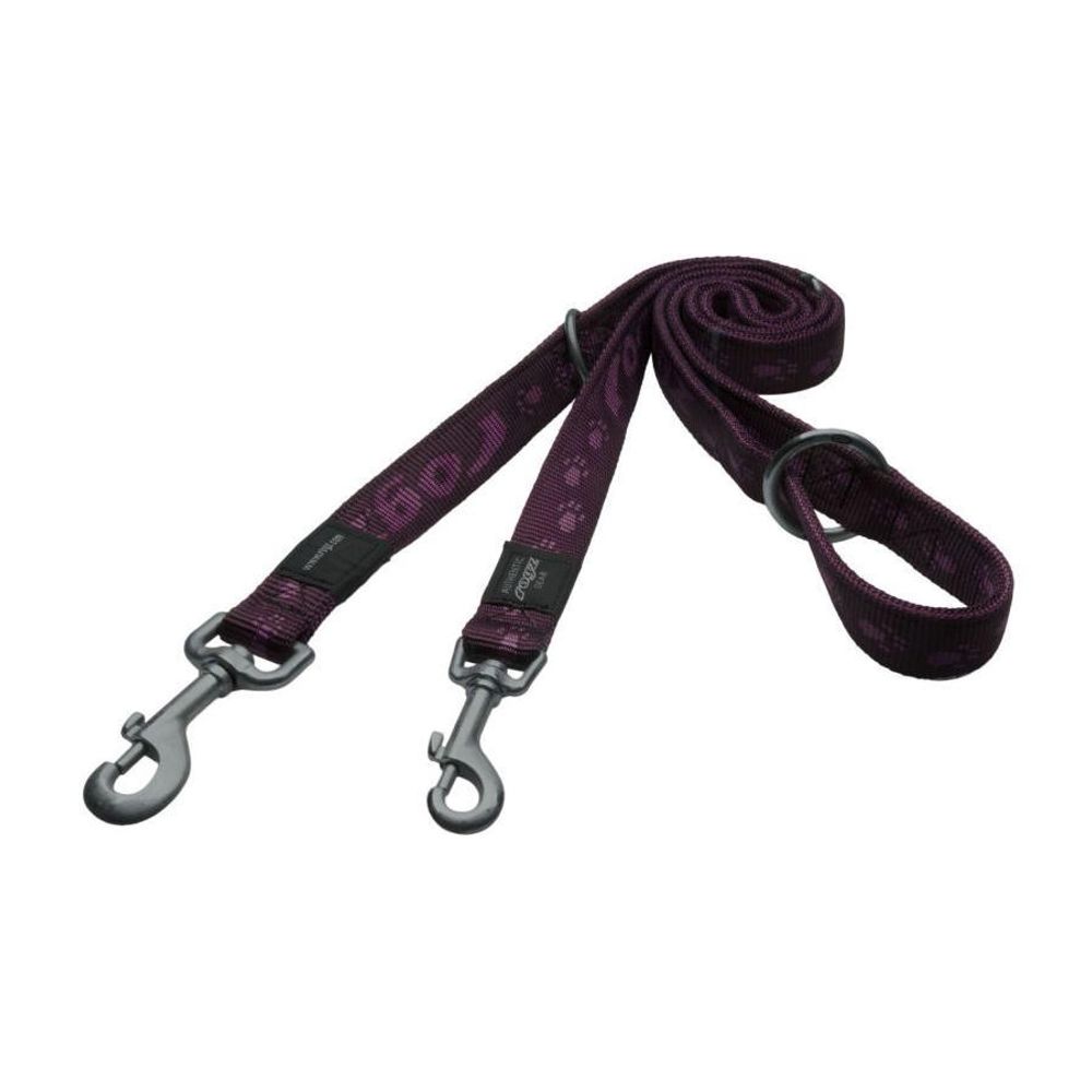 Поводок перестежка для собак альпинист m 16мм 1,8 м фиолетовый