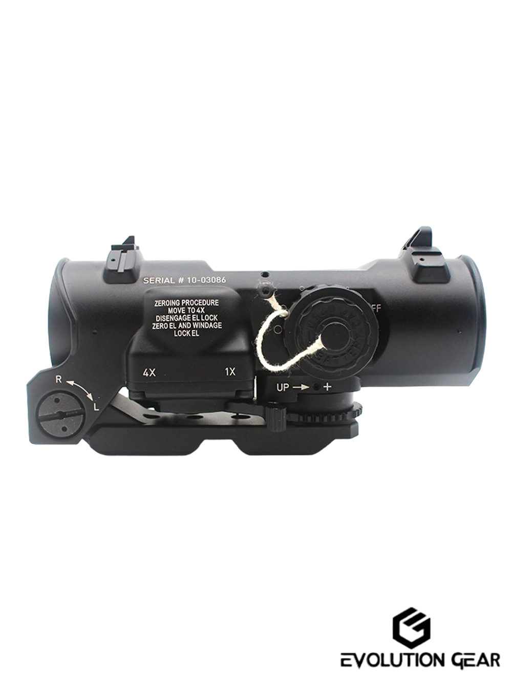 Оптический прицел Evolution Gear Gen3 1-4X Scope Mil Spec Ver. Black