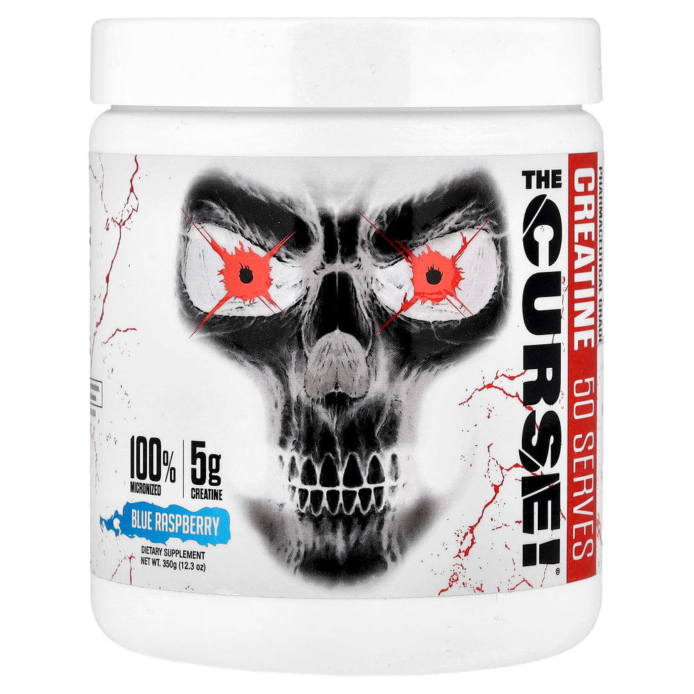 JNX Sports, The Curse! ®, креатин, голубая малина, 350 г (12,3 унции)