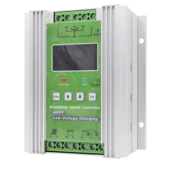 Гибридный Контроллер заряда MPPT JW 24/48V 1000W-Wind 1000W-Solar, фото №784056794