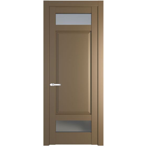 Межкомнатная дверь эмаль Profil Doors 4.3.4PD перламутр золото стекло матовое
