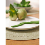 Набор из 2-х сервировочных салфеток leanera, D35 см, мятные