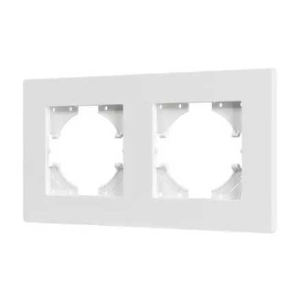 Рамка пластиковая FRM-PERIO-PL-2-WH (Arlight, -) 049750