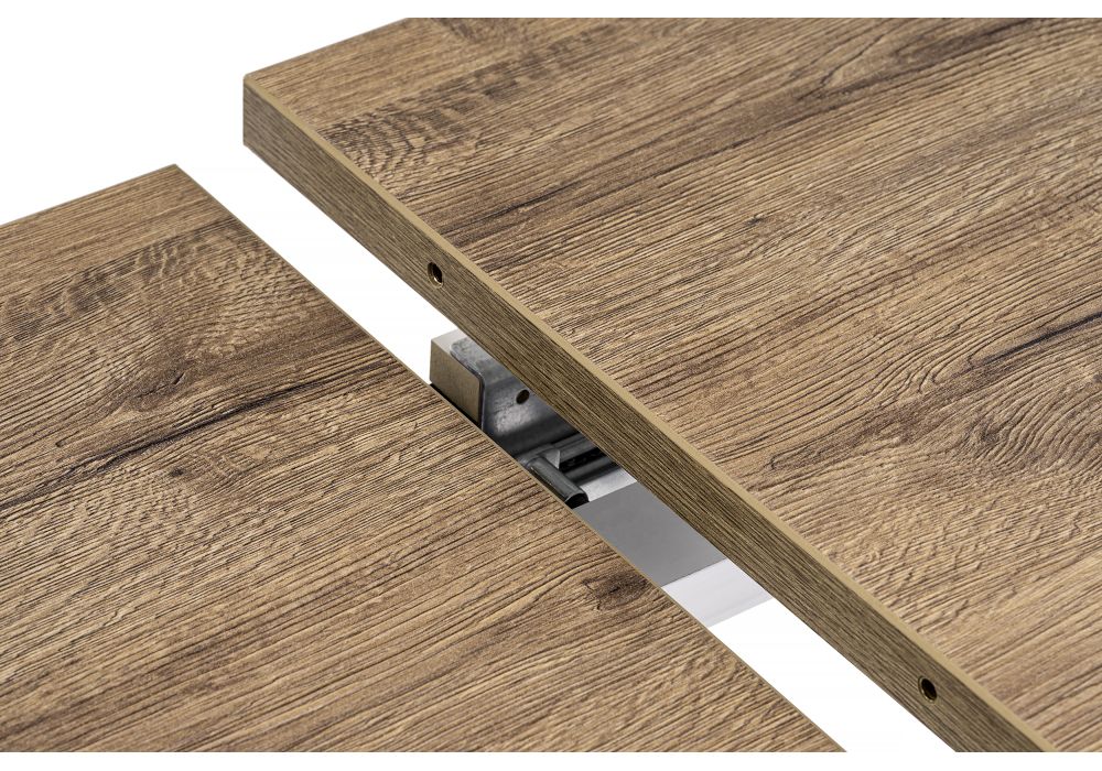 Стол Макта 140(170)х85х73 дуб велингтон / черный матовый