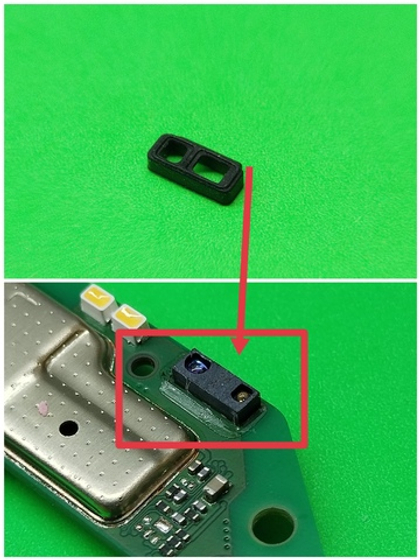 Tecno Spark Go 2024 (BG6) - уплотнитель датчика приближения (оригинал)