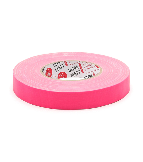 Клейкая лента Gaffer Tape@ultraMATT - Гаффа тейп 25мм/50м - Розовый (Светится в ультрафиолете)