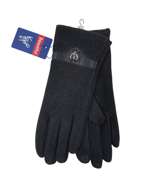 Перчатки. Женские. Материал верха: Кашемир. Внутри плюш-флис. 12 шт в упаковке, разные цвета.