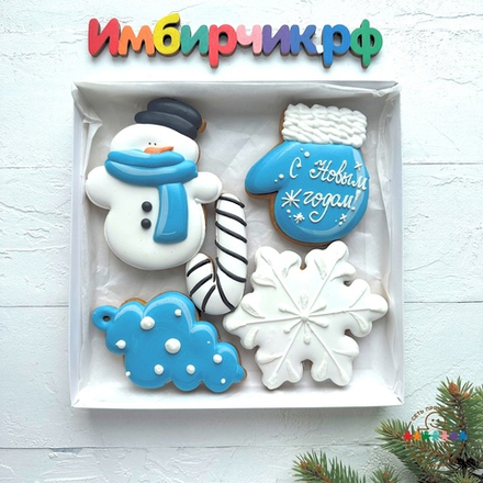 Имбирные пряники Новый год 2025
