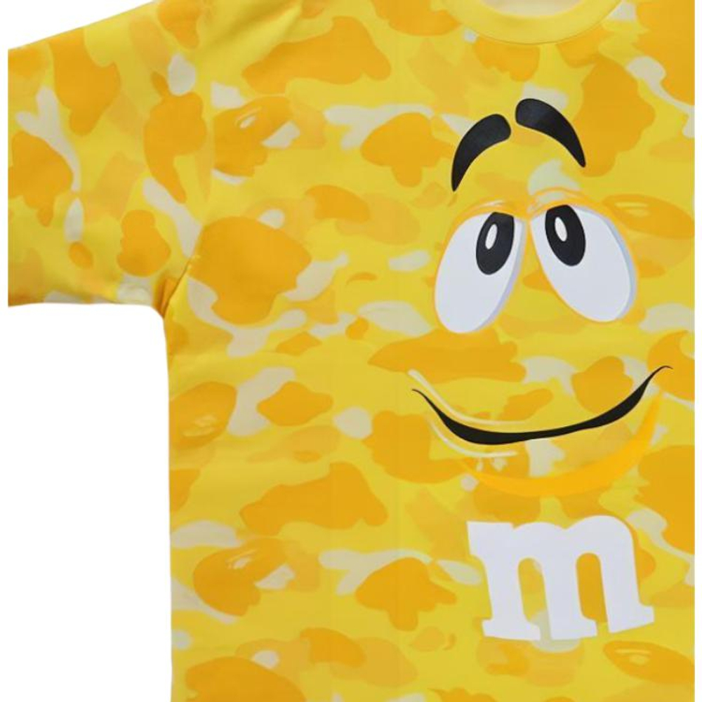 A Bathing Ape X M S Color Camo Relaxed Tee желтый