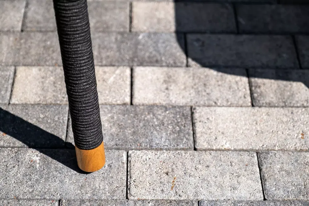 "Верона" лаунж-зона 5-местная плетеная из роупа (веревки), каркас алюминиевый темно-серый, роуп темно-серый