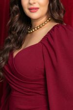 Платье праздничное Ионами (бордовое) П14416-13М LT Collection