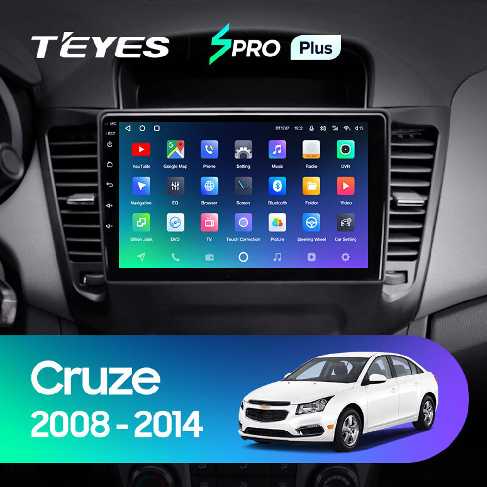 Teyes SPRO Plus 9" для Chevrolet Cruze 2008-2014
