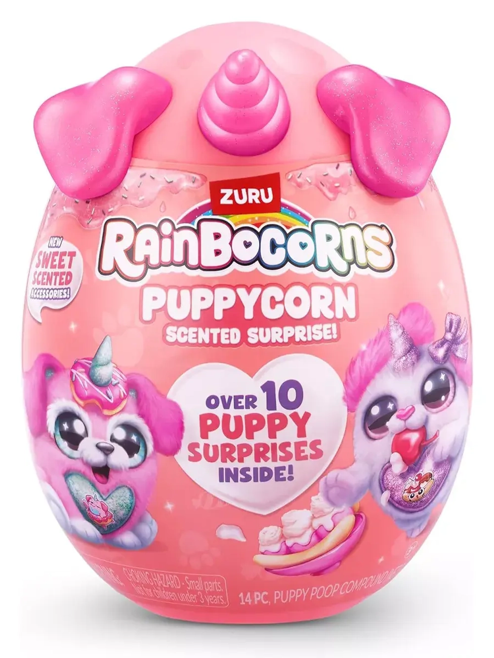 Мягкая игрушка сюрприз яйцо Зуру Rainbocorns Puppycorn