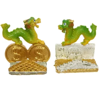 Фигурка «Денежный Дракон» 7,5*4,5*8,5 см, микс