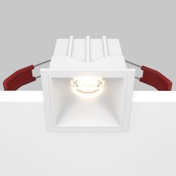 Модульный встраиваемый светодиодный светильник Maytoni Alfa LED DL043-01-10W3K-SQ-W
