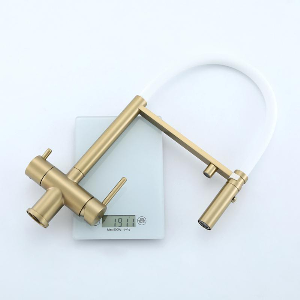 Смеситель для кухни с гибким изливом Gappo G4397-83