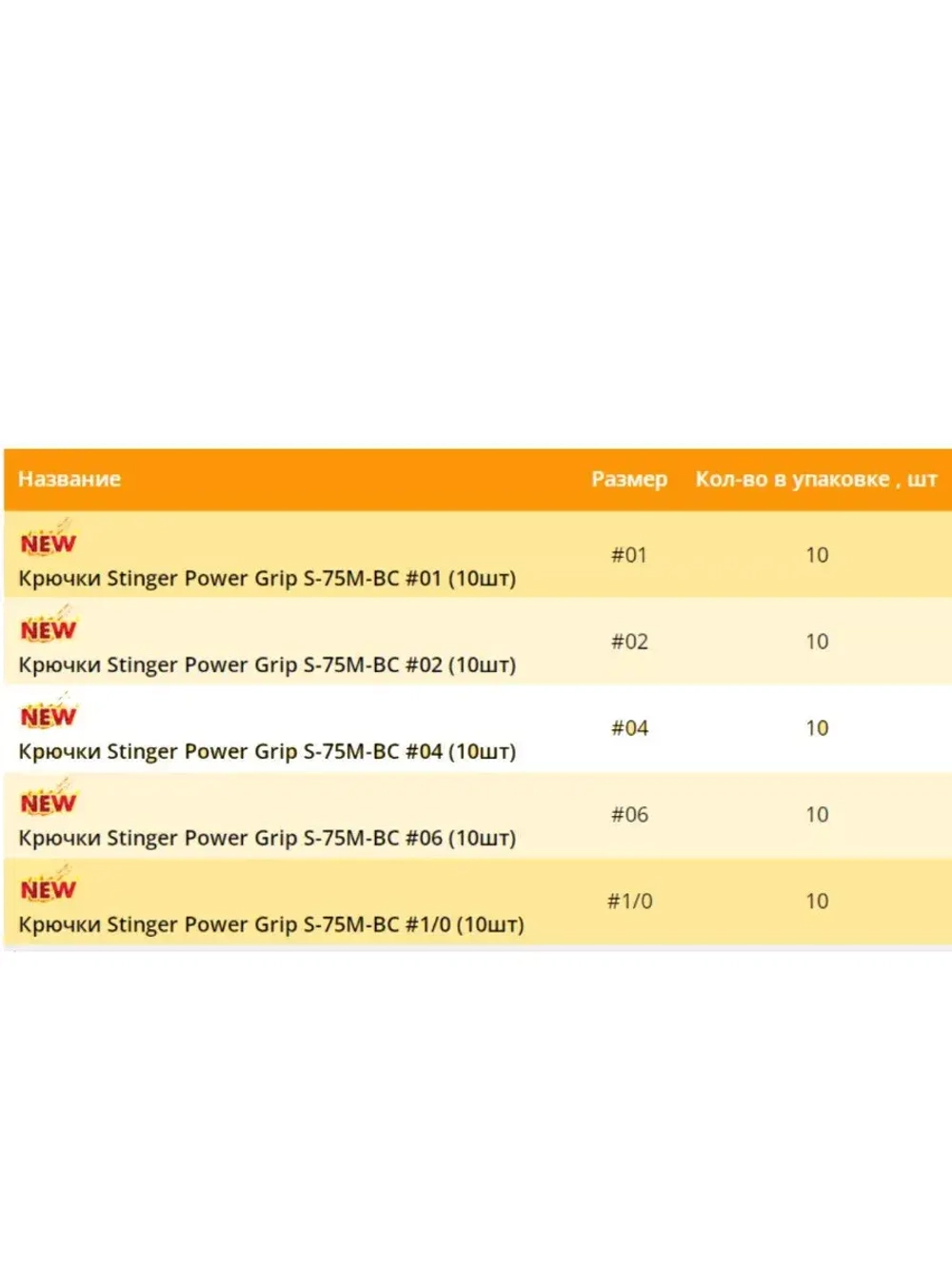 Крючки рыболовные PowerGrip SH-61BN, #5/0, (5шт), офсетный