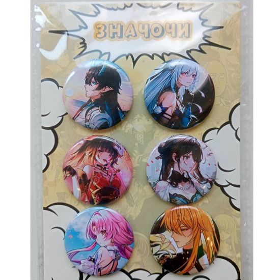 Набор значков Хонкай (версия 2)