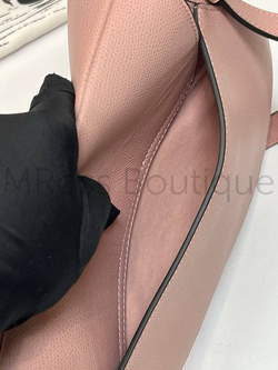 Розовая сумка седло Dior Saddle