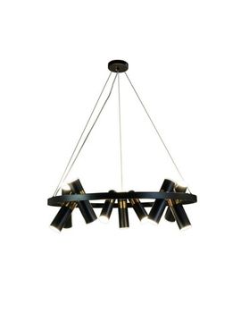 Подвесной потолочный светильник 18*GU10 ZRS.1828.80 черный Tweeny Zortes