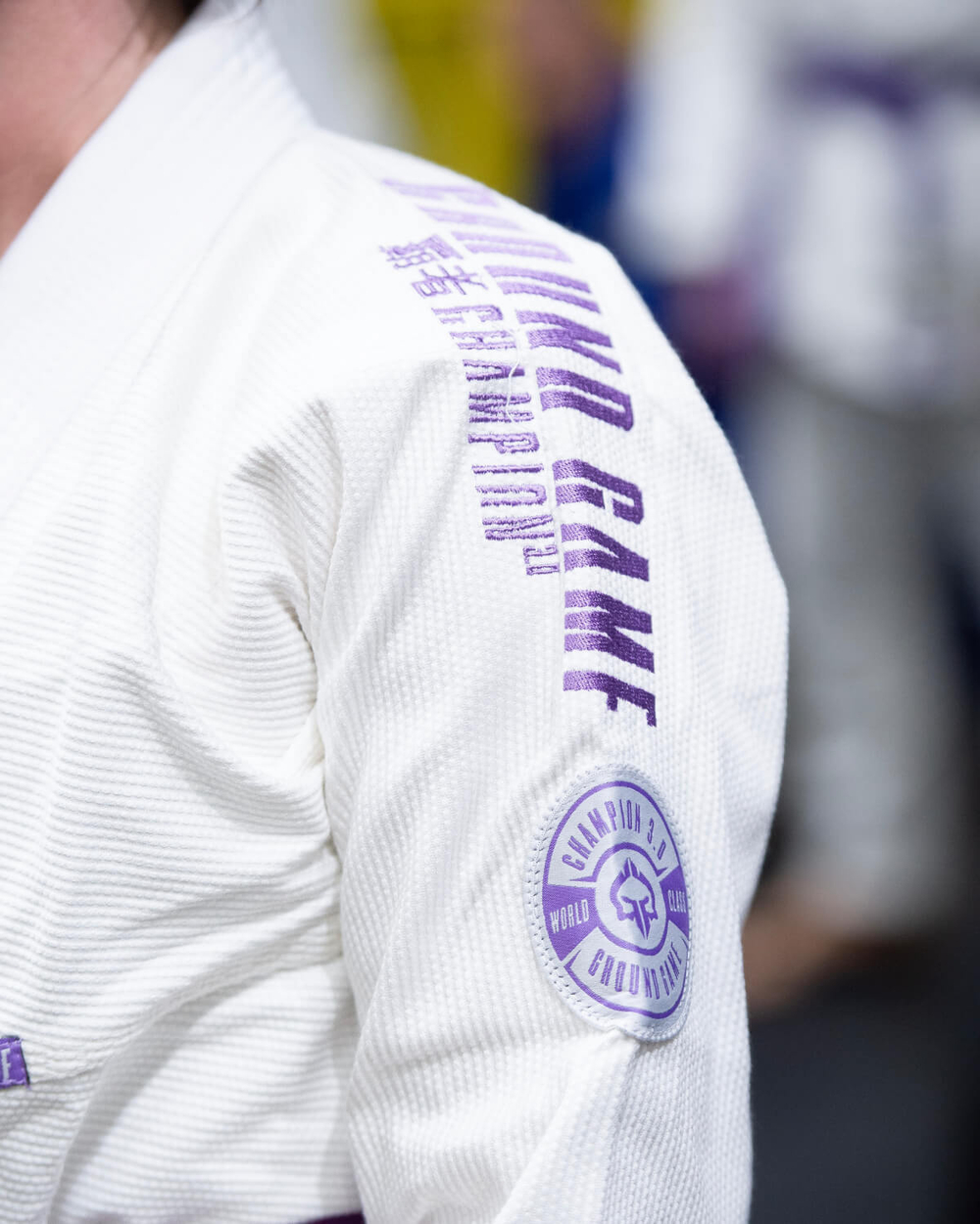 Женское Кимоно Ground Game 3.0 LAVENDER белое