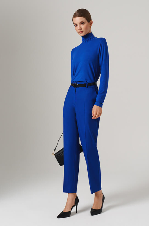 23162 Водолазка женская (ультрамарин)