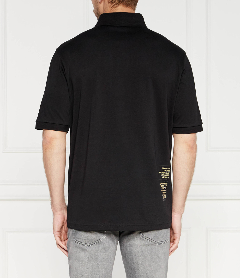 Поло Pavel BOSS GREEN - черный(50519762)