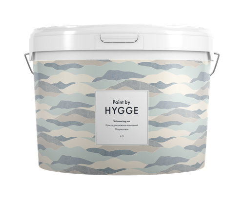 HYGGE Shimmering sea Полуматовая водно-дисперсионная краска для интерьеров