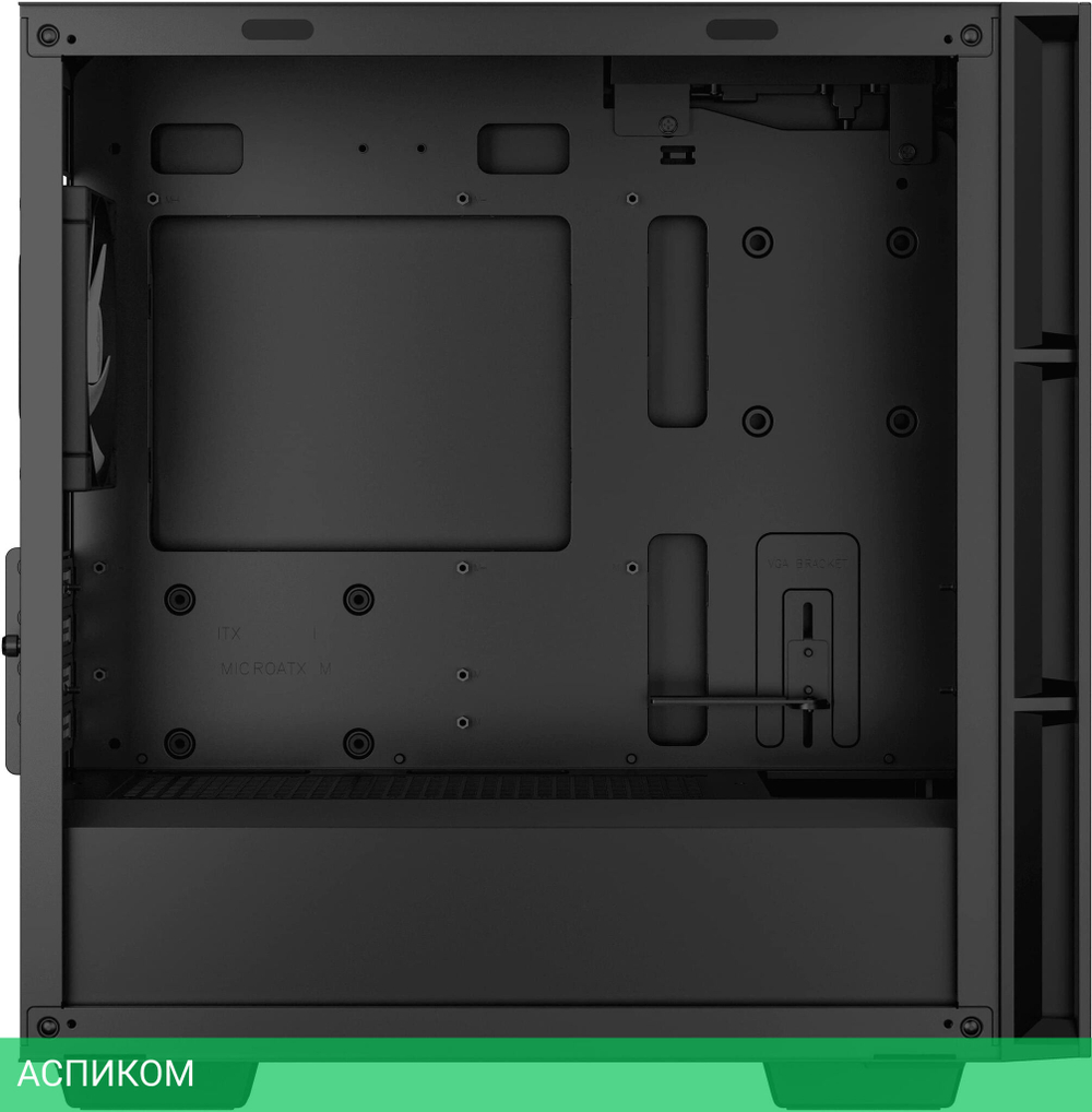 Корпус DeepCool CH360 mATX без БП Black (R-CH360-BKAPE3-G-1)