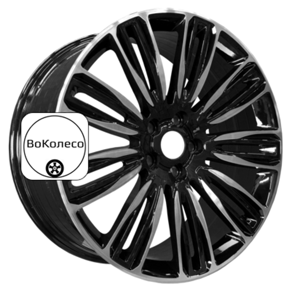 9,5x21/5x120 ET48 D72,56 5312 Gloss Black Machine Face (PDW) PDW