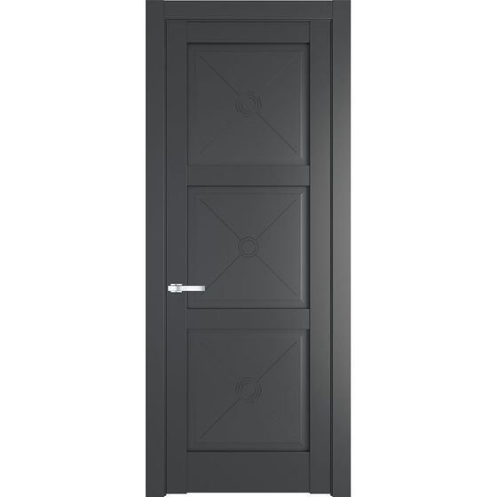 Межкомнатная дверь эмаль Profil Doors 1.4.1PM графит глухая