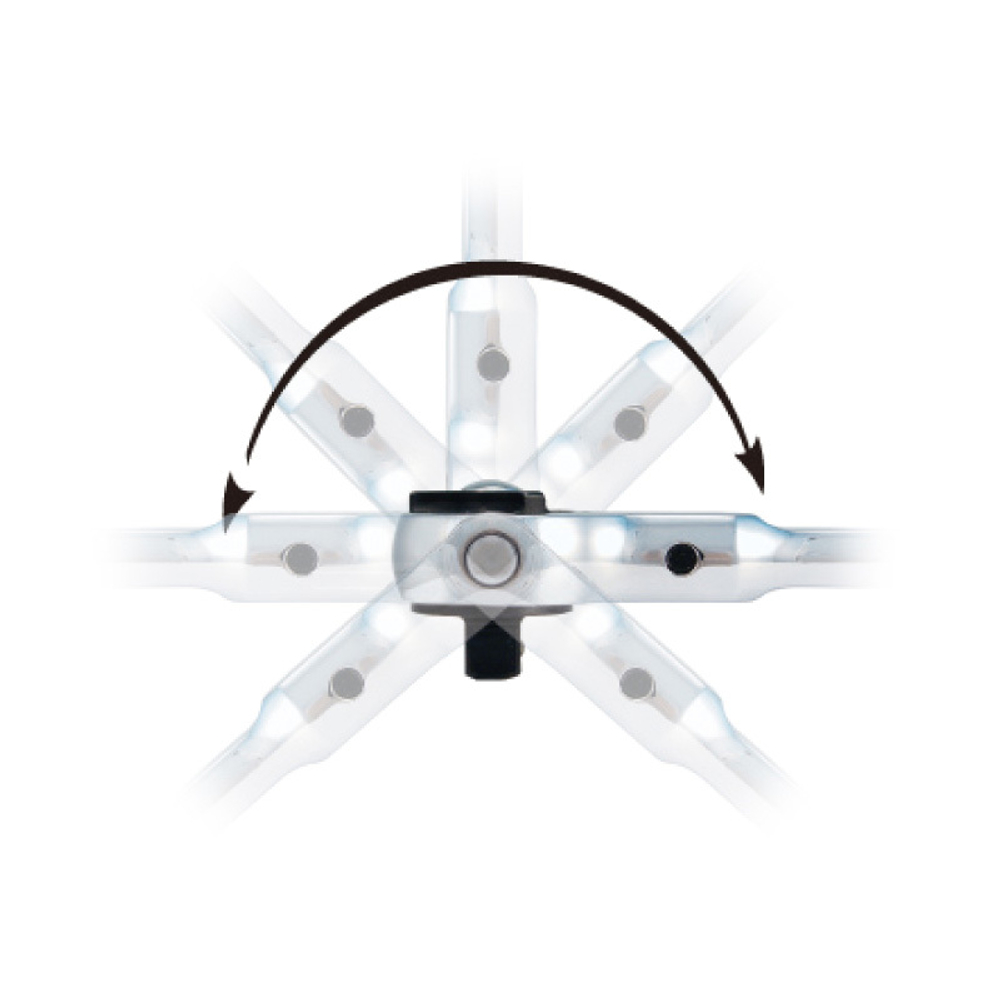 KING TONY (2752-06G) Трещотка 1/4", 150 мм, 72 зубца, дисковый механизм, поворотная голова с кнопкой