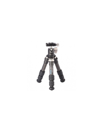 Штатив трипод Leofoto LS-223C+LH-25 CARBON (размер в собранном виде 270 мм,макс.высота 370 мм,мин.118 мм,вес 0,72 кг. резьба 3/8)