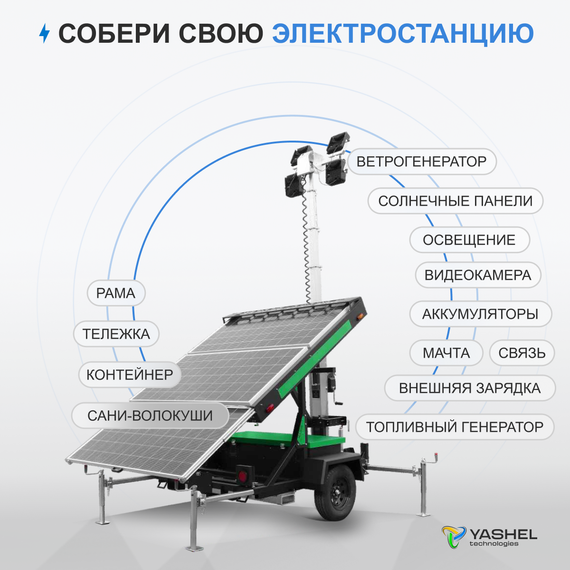 Передвижная мачта освещения, YASHEL Technologies Передвижная мачта освещения, фото №973076778