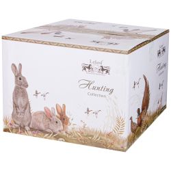 СЕРВИЗ СТОЛОВЫЙ LEFARD "ОХОТА" НА 6 ПЕР. 23 ПР. (КОР=1НАБ.)