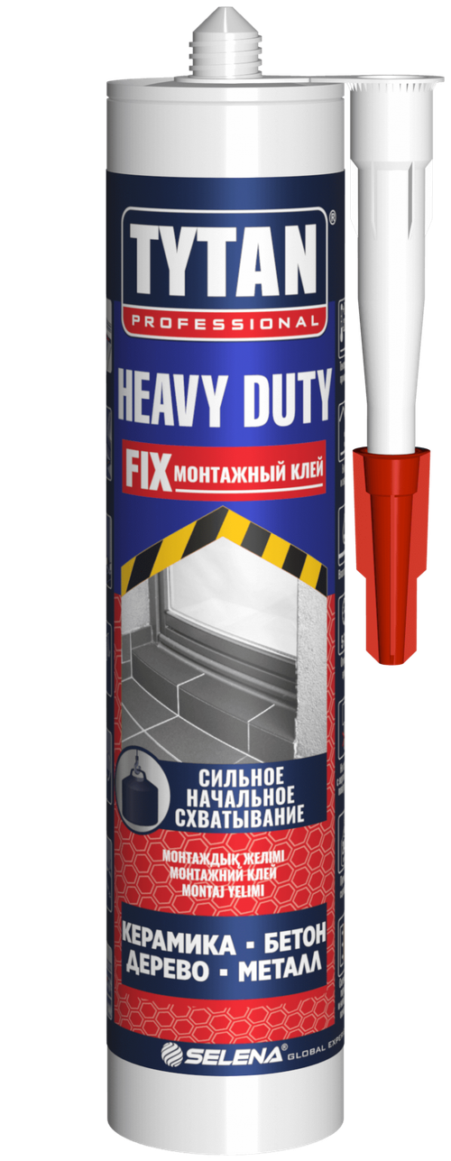 10045698 TYTAN клей монтажный HEAVY DUTY (310мл.) бежевый