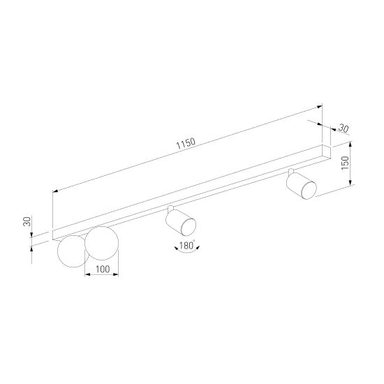 10002 / потолочный светильник / Vox
