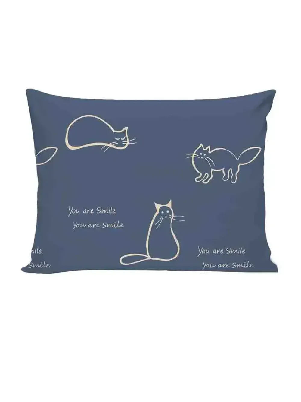 Постельное белье "КОТИКИ/КОТИКИ (компаньон)" 1,5-сп наволочка 50х70 1шт Простынь на резинке 90х200 см Пододеяльник 145х215 см Сказка сатин