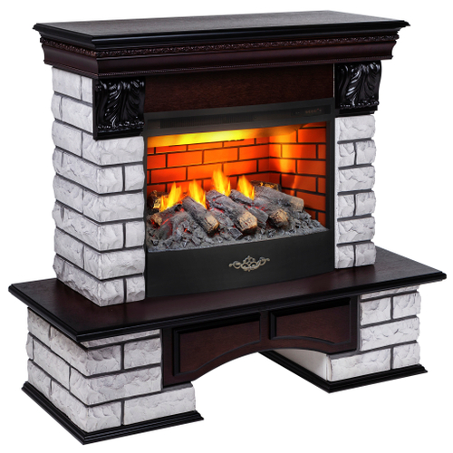 Каминокомплект Real Flame Country Lux Rock 25/25,5 AO с очагом 3D Firestar 25,5