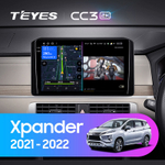 Teyes CC3 2K 10,2"для Mitsubishi Xpander 2021-2022 (прав)