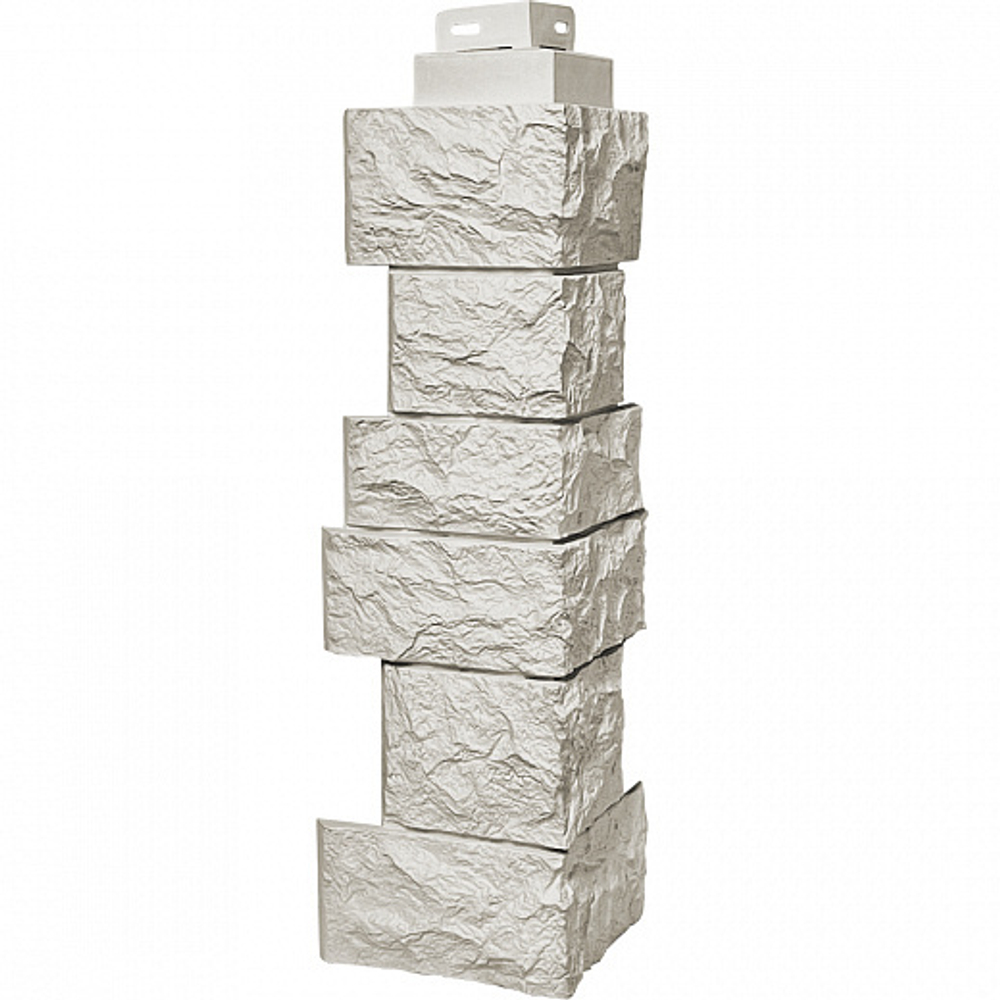 Наружный угол Камень Дикий, жемчужный Fineber (Файнбир)