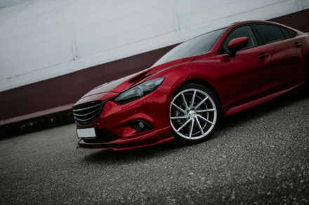 Сплиттер переднего бампера (под клыки Life Style)