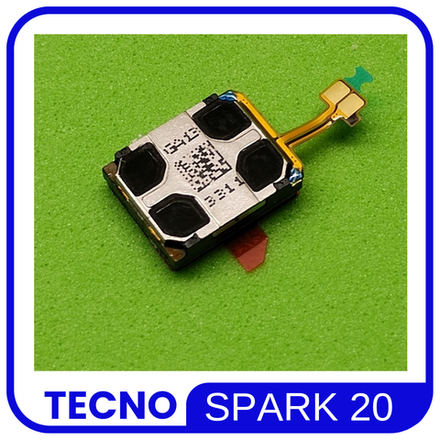 Tecno Spark 20 (KJ5) / Динамик Разговорный (слуховой) (верхней) (speaker) (на шлейфе) (ORIG)