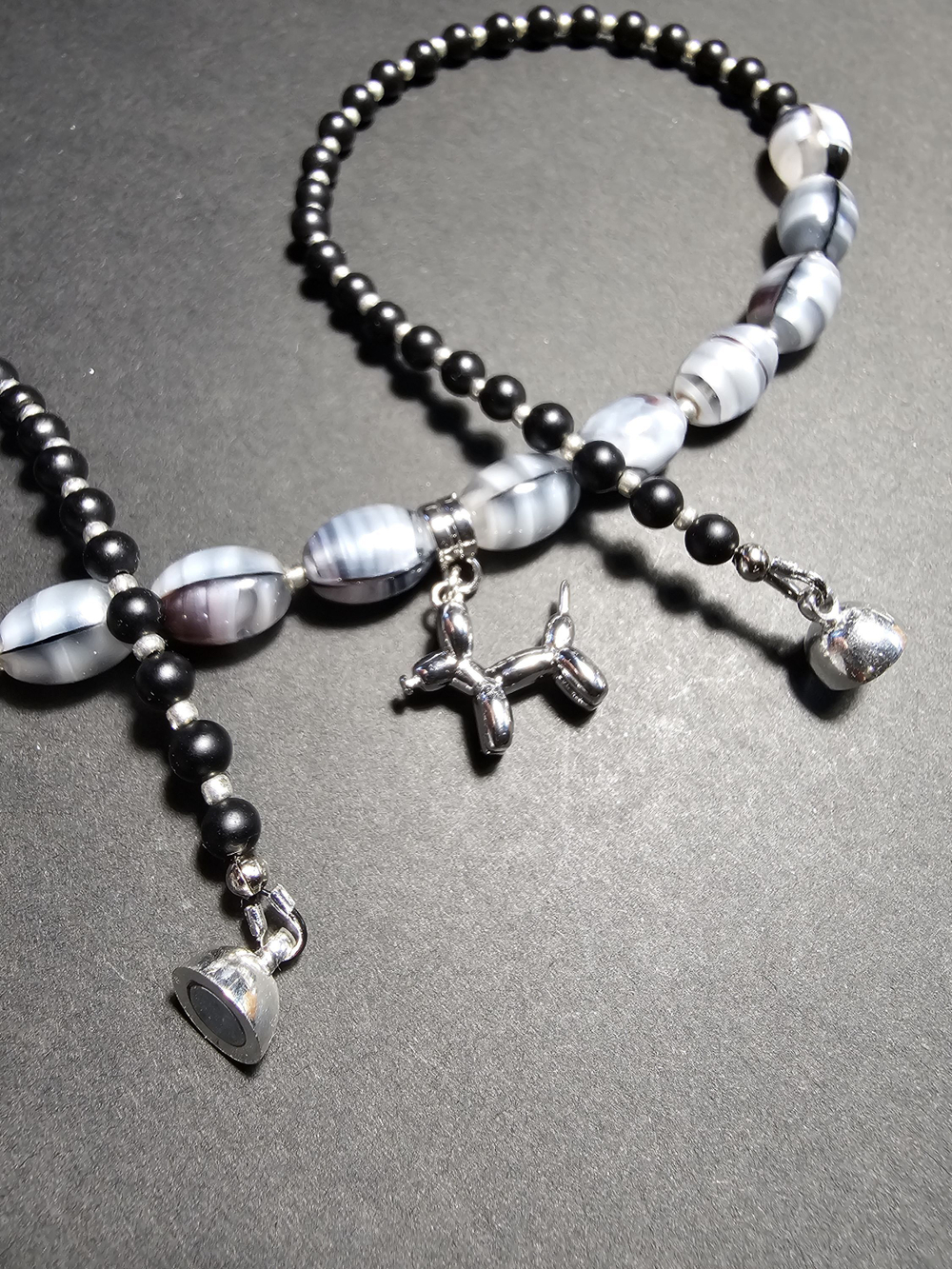 Колье ручной работы из Агата "Шарик"