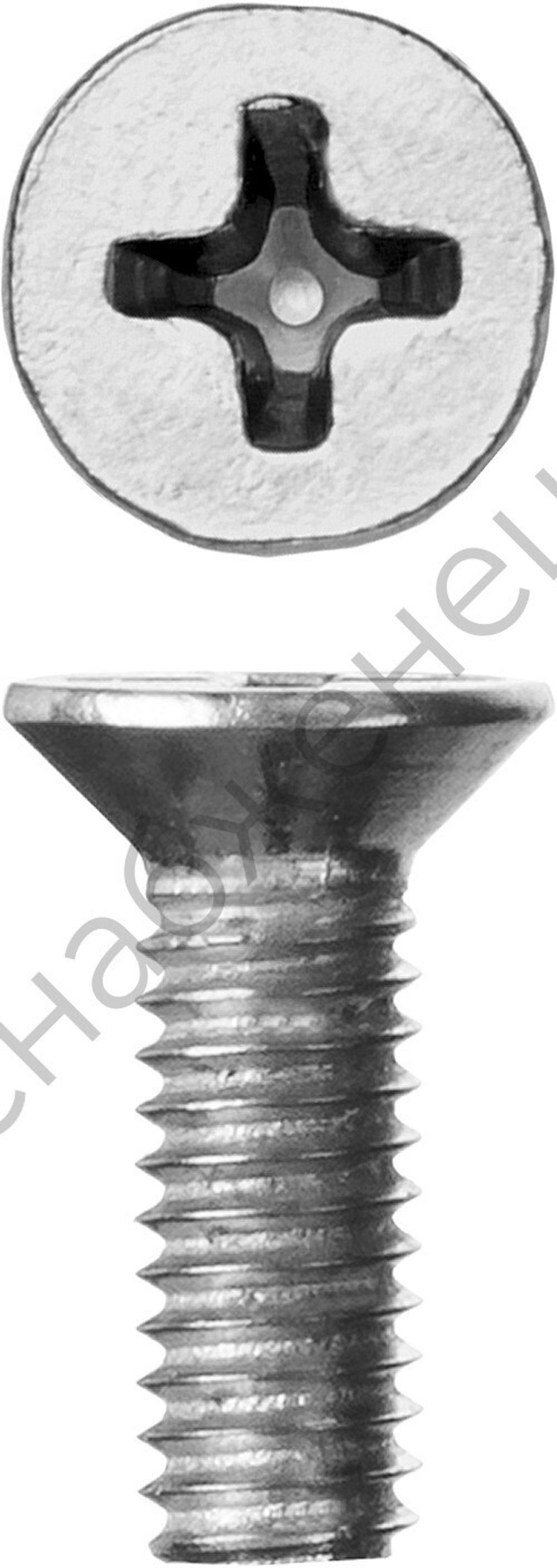 ЗУБР DIN 965, M4 x 12 мм, кл. пр. 4.8, винт с потайной головкой, цинк, 5 кг (303110-04-012)