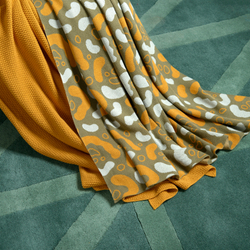 Плед вязаный 130х180 Tkano Wild Animal spots