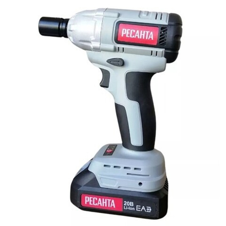 Гайковерт аккумуляторный Ресанта 75/24/3 АГ-300/20li (в комплекте 2 АКБ и ЗУ) в кейсе