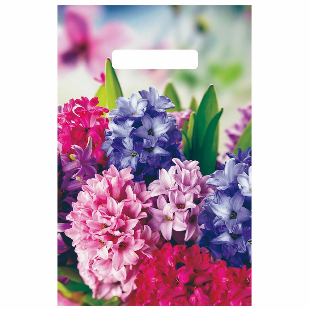 Пакет 20*30см 30мкм с вырубной неусиленной ручкой "Шармель" (100шт)