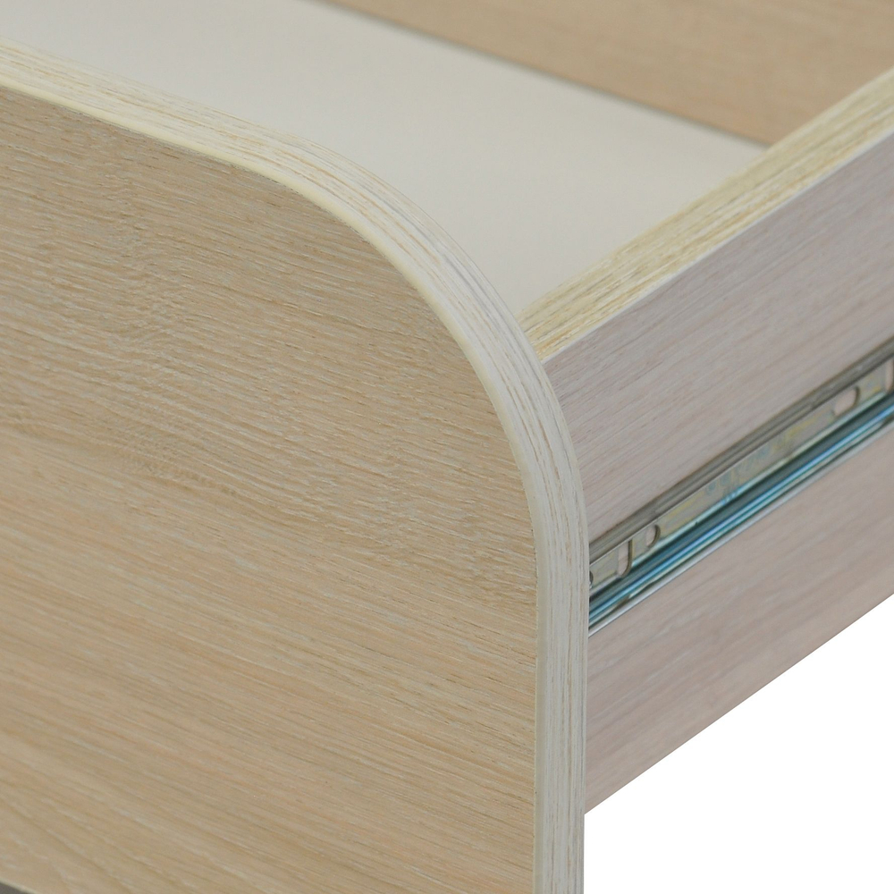 Тумба прикроватная 48х40х55, Ола с ящиком для вещей, в спальню, белый, Dipriz